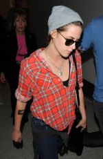 KRISTEN STEWART Arrives at Los Angeles International Airport