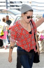 KRISTEN STEWART Arrives at Los Angeles International Airport