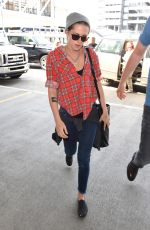 KRISTEN STEWART Arrives at Los Angeles International Airport
