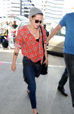 KRISTEN STEWART Arrives at Los Angeles International Airport