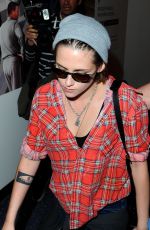 KRISTEN STEWART Arrives at Los Angeles International Airport
