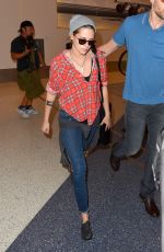 KRISTEN STEWART Arrives at Los Angeles International Airport