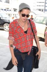 KRISTEN STEWART Arrives at Los Angeles International Airport