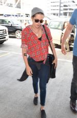 KRISTEN STEWART Arrives at Los Angeles International Airport