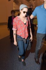 KRISTEN STEWART Arrives at Los Angeles International Airport