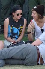 KRISTEN STEWART at Coachella Music Festival in Indio 04/19/2015