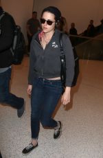 KRISTEN STEWART Back at LAX Airport in Los Angeles
