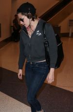 KRISTEN STEWART Back at LAX Airport in Los Angeles