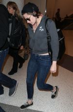 KRISTEN STEWART Back at LAX Airport in Los Angeles