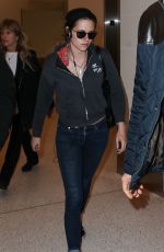 KRISTEN STEWART Back at LAX Airport in Los Angeles