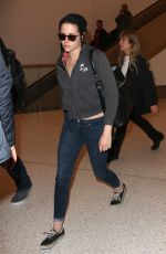 KRISTEN STEWART Back at LAX Airport in Los Angeles