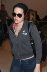 KRISTEN STEWART Back at LAX Airport in Los Angeles