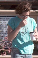 KRISTEN STEWART Out for Coffee in Los Angeles