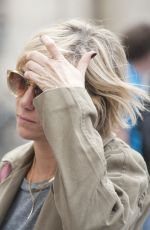 KRISTEN WIIG Out and About in Rome