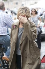 KRISTEN WIIG Out and About in Rome