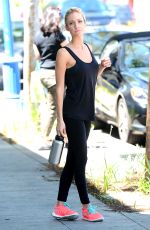 KRISTIN CAVALLARI in Tights Out and About in Los Angeles 04/27/2015