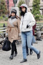 KRYSTEN RITTER on the Set of A.K.A. Jessica Jones in New York