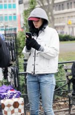 KRYSTEN RITTER on the Set of A.K.A. Jessica Jones in New York
