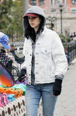 KRYSTEN RITTER on the Set of A.K.A. Jessica Jones in New York