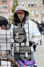 KRYSTEN RITTER on the Set of A.K.A. Jessica Jones in New York