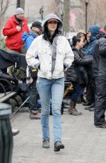 KRYSTEN RITTER on the Set of A.K.A. Jessica Jones in New York