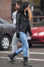 KRYSTER RITTER on the Set of A.K.A. Jessica Jones in New York