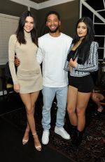 KYLIE and KENDALL JENNER, KHLOE KARDASHIAN and HAILEY BALDWIN at Calvin Klein Jeans Celebration Launch of MyCalvins Denim in Los Angeles