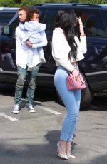 KYLIE JENNER Arrives at Church in Agoura Hills