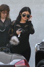 KYLIE JENNER in Mini Dress Out and About in Los Angeles