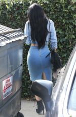 KYLIE JENNER Shopping at Fred Segal in Los Angeles