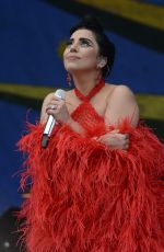 LADY GAGA and Tony Bennett Performs at New Orleans Jazz & Heritage Festival