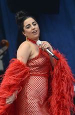 LADY GAGA and Tony Bennett Performs at New Orleans Jazz & Heritage Festival