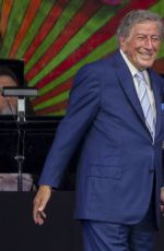 LADY GAGA and Tony Bennett Performs at New Orleans Jazz & Heritage Festival