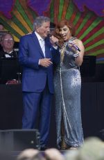 LADY GAGA and Tony Bennett Performs at New Orleans Jazz & Heritage Festival