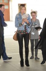 LAURA WHITMORE Arrives at BBC Studios in London 04/23/2015