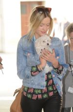 LAURA WHITMORE Arrives at BBC Studios in London 04/23/2015