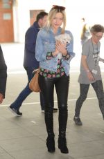 LAURA WHITMORE Arrives at BBC Studios in London 04/23/2015