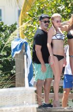 LAUREN STONER in Bikini on the Beach in Miami 04/19/2015