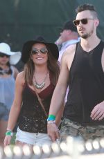 LEA MICHELE and Matthew Paetz at 2015 Coachella Music Festival, Day 2