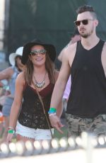 LEA MICHELE and Matthew Paetz at 2015 Coachella Music Festival, Day 2
