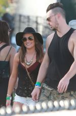 LEA MICHELE and Matthew Paetz at 2015 Coachella Music Festival, Day 2