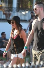 LEA MICHELE and Matthew Paetz at 2015 Coachella Music Festival, Day 2