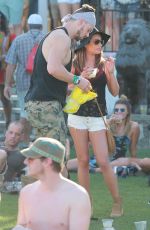 LEA MICHELE and Matthew Paetz at 2015 Coachella Music Festival, Day 2