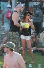 LEA MICHELE and Matthew Paetz at 2015 Coachella Music Festival, Day 2