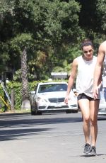 LEA MICHELE and Matthew Paetz Out Hiking in Los Angeles