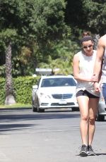 LEA MICHELE and Matthew Paetz Out Hiking in Los Angeles