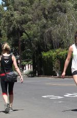LEA MICHELE and Matthew Paetz Out Hiking in Los Angeles