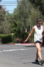 LEA MICHELE and Matthew Paetz Out Hiking in Los Angeles