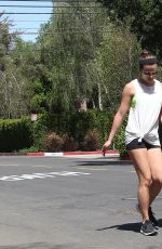 LEA MICHELE and Matthew Paetz Out Hiking in Los Angeles