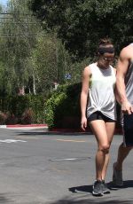 LEA MICHELE and Matthew Paetz Out Hiking in Los Angeles